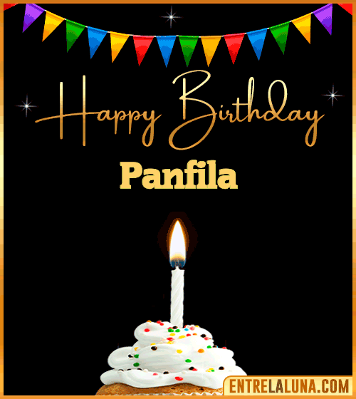 GiF Happy Birthday Panfila